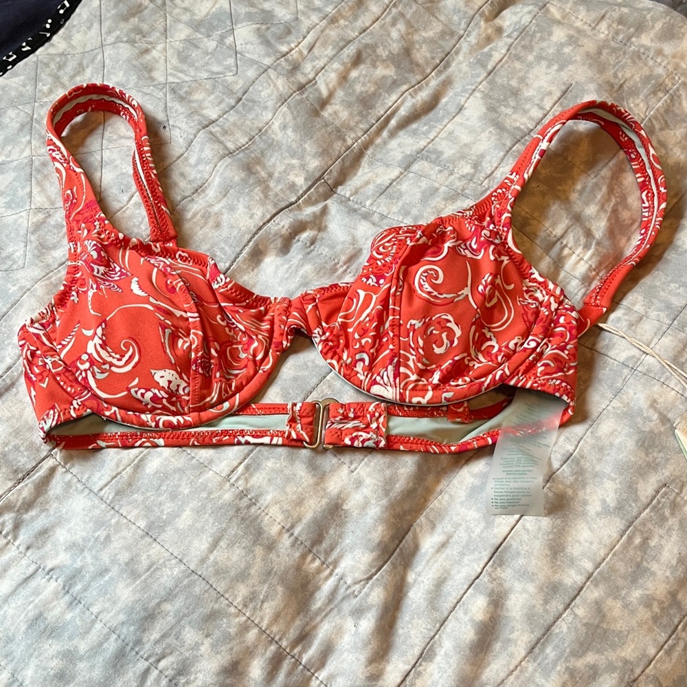 Carve Designs Coral Paisley Underwire Bikini Top